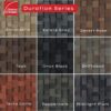 Owens Corning Duration Series Shingle Colors